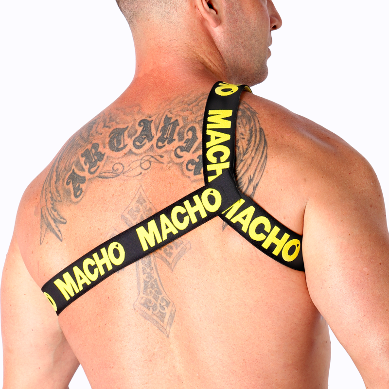 MACHO - ROMAN HARNESS WHITE S/M - Happytoys Sexshop: online sex shop for Feeling Happy & Easy 😊 - Discreet geleverd