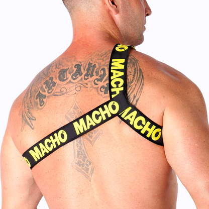MACHO - ROMAN HARNESS WHITE S/M - Happytoys Sexshop: online sex shop for Feeling Happy & Easy 😊 - Discreet geleverd