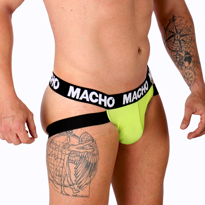 MACHO - MX28FA JOCK YELLOW S - Happytoys Sexshop: online sex shop for Feeling Happy & Easy 😊 - Discreet geleverd