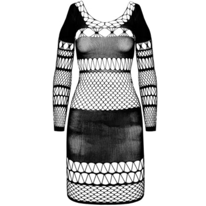 PASSION - BS 105 BODYSTOCKING BLACK ONE SIZE - Happytoys Sexshop: online sex shop for Feeling Happy & Easy 😊 - Discreet geleverd