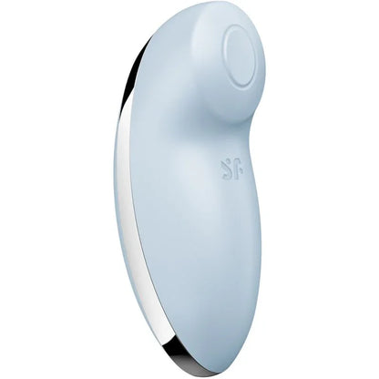 SATISFYER - TAP & CLIMAX 2 VIBRATOR & STIMULATOR BLUE - Happytoys Sexshop: online sex shop for Feeling Happy & Easy 😊 - Discreet geleverd