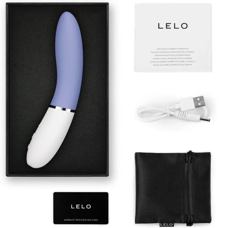 LELO - LIV™ 3 G-SPOT STIMULATOR BLUE - Happytoys Sexshop: online sex shop for Feeling Happy & Easy 😊 - Discreet geleverd