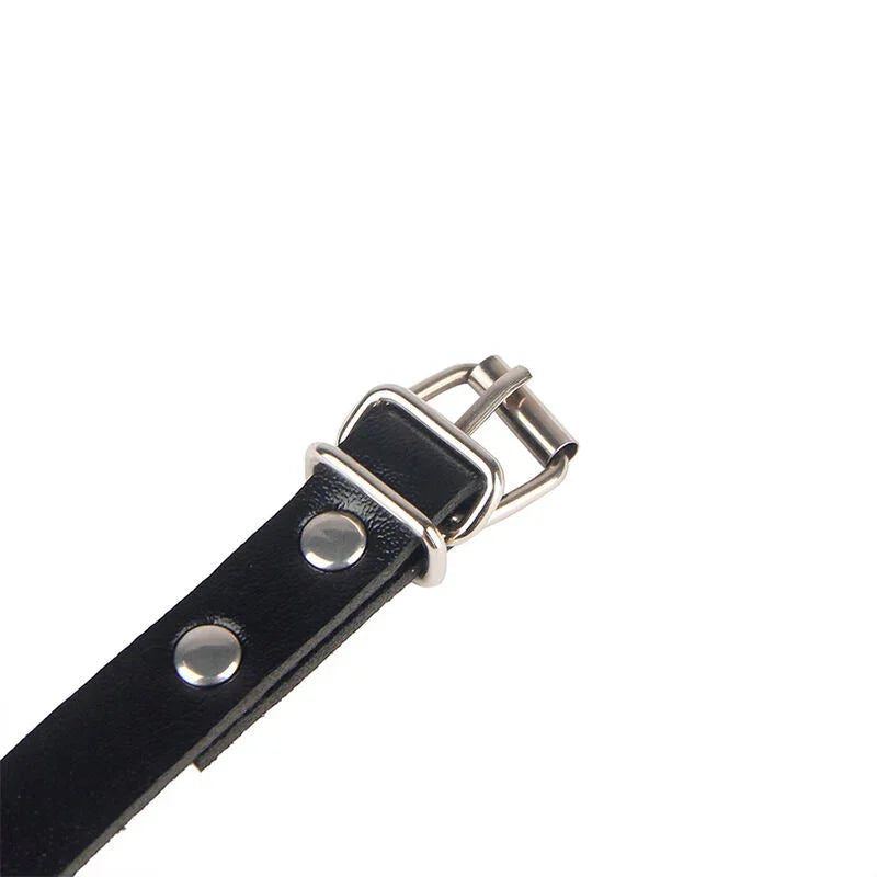 SUBBLIME - 953690 HANDCUFFS WITH BONDAGE BELT BLACK ONE SIZE - Happytoys Sexshop: online sex shop for Feeling Happy & Easy 😊 - Discreet geleverd