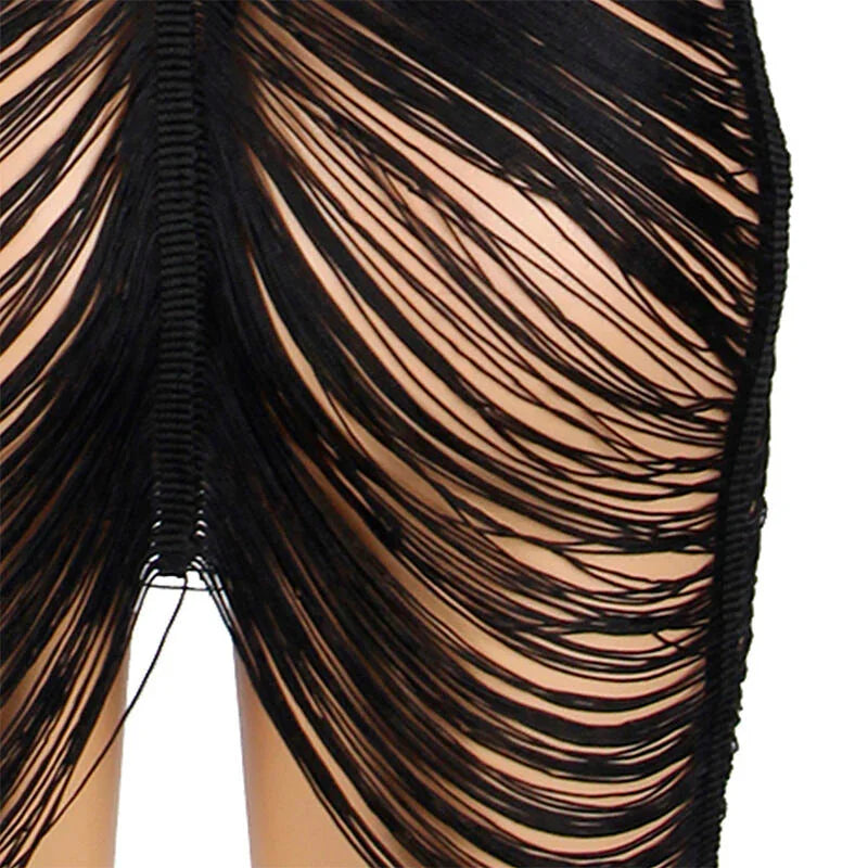 SUBBLIME - 954222 STRAPPY DRESS + THONG BLACK S/M - Happytoys Sexshop: online sex shop for Feeling Happy & Easy 😊 - Discreet geleverd