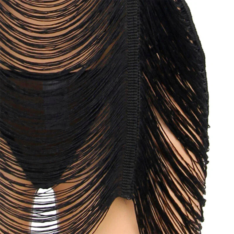 SUBBLIME - 954222 STRAPPY DRESS + THONG BLACK S/M - Happytoys Sexshop: online sex shop for Feeling Happy & Easy 😊 - Discreet geleverd