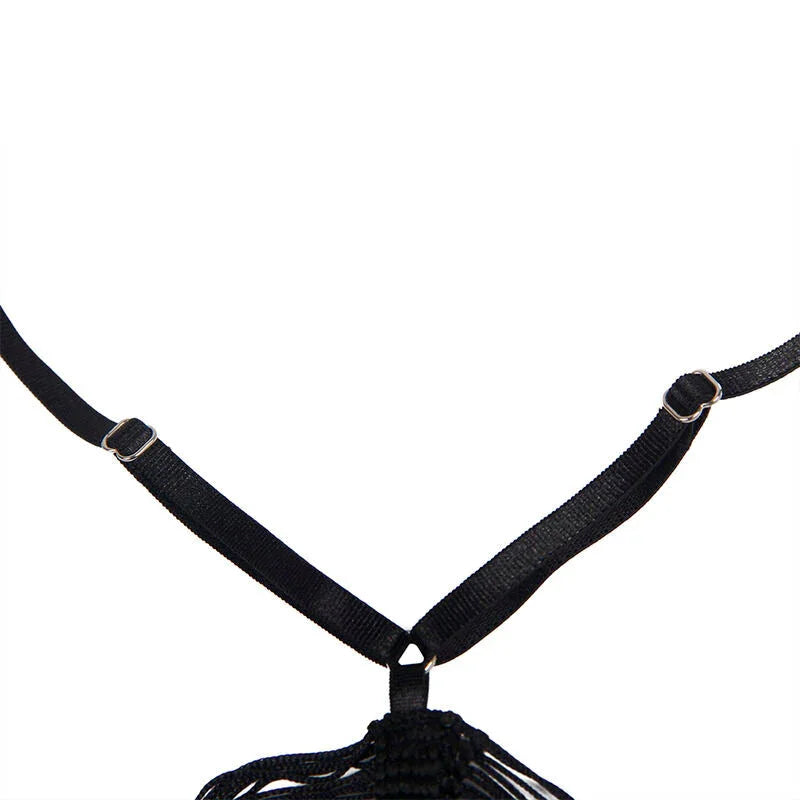 SUBBLIME - 954222 STRAPPY DRESS + THONG BLACK S/M - Happytoys Sexshop: online sex shop for Feeling Happy & Easy 😊 - Discreet geleverd