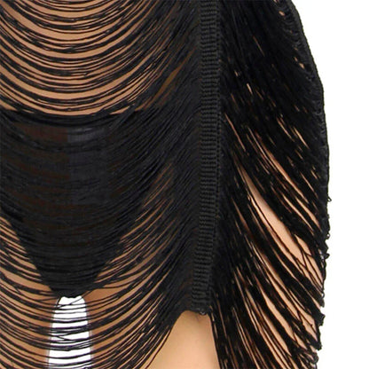 SUBBLIME - 954239 STRAPPY DRESS + THONG BLACK L/XL - Happytoys Sexshop: online sex shop for Feeling Happy & Easy 😊 - Discreet geleverd