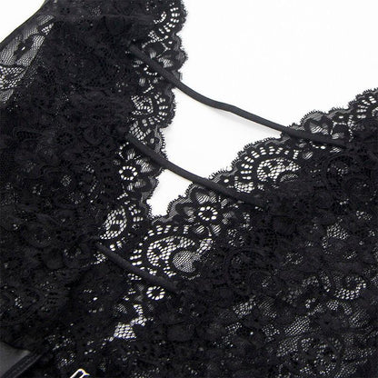 SUBBLIME - 954390 SEXY BODY WITH GARTER BELT BLACK L/XL - Happytoys Sexshop: online sex shop for Feeling Happy & Easy 😊 - Discreet geleverd