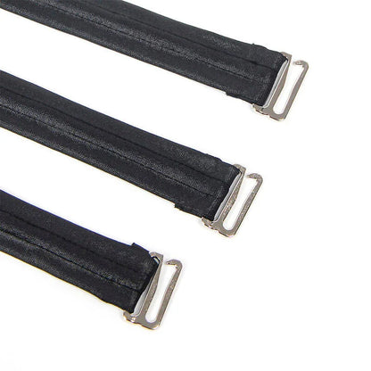 SUBBLIME - 954406 LEATHER BONDAGE DRESS BLACK S/M - Happytoys Sexshop: online sex shop for Feeling Happy & Easy 😊 - Discreet geleverd