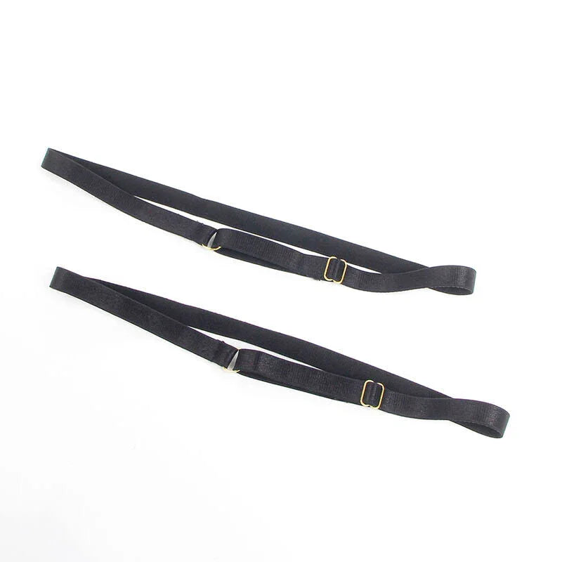 SUBBLIME - 954451 SEXY MESH DRESS LEATHER BLACK L/XL - Happytoys Sexshop: online sex shop for Feeling Happy & Easy 😊 - Discreet geleverd