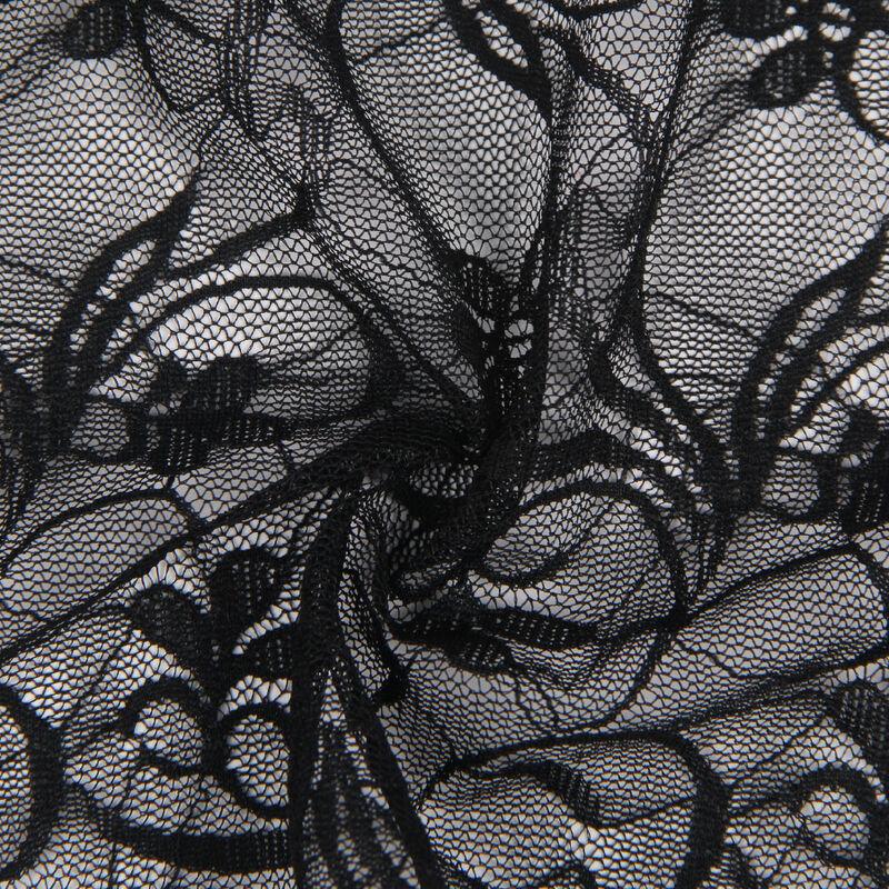 SUBBLIME - 954185 LACE BABYDOLL WITH ADJUSTABLE STRAPS BLACK S/M - Happytoys Sexshop: online sex shop for Feeling Happy & Easy 😊 - Discreet geleverd