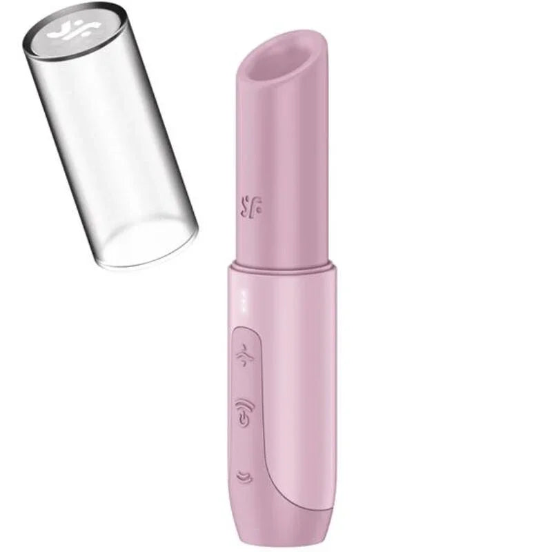 SATISFYER - SECRET KISS WAVE CLITORIS STIMULATOR PINK - Happytoys Sexshop: online sex shop for Feeling Happy & Easy 😊 - Discreet geleverd