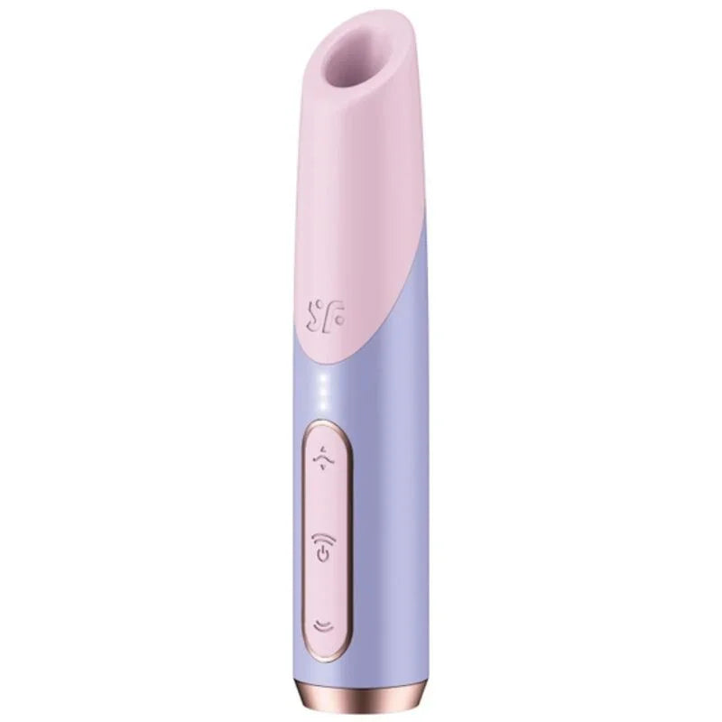 SATISFYER - BOLD KISS WAVE CLITORIS STIMULATOR PINK / VIOLET - Happytoys Sexshop: online sex shop for Feeling Happy & Easy 😊 - Discreet geleverd