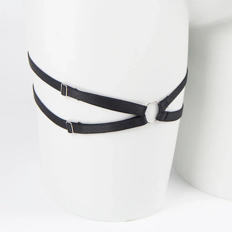 SUBBLIME - 955205 BRA SET WITH ADJUSTABLE BLACK BOW L/XL - Happytoys Sexshop: online sex shop for Feeling Happy & Easy 😊 - Discreet geleverd