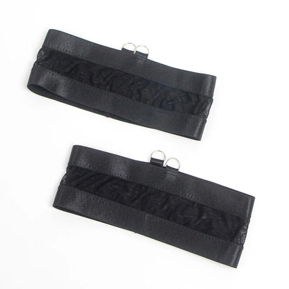 SUBBLIME - 955236 BLACK BONDAGE BRA WITH GARTER SET S/M - Happytoys Sexshop: online sex shop for Feeling Happy & Easy 😊 - Discreet geleverd