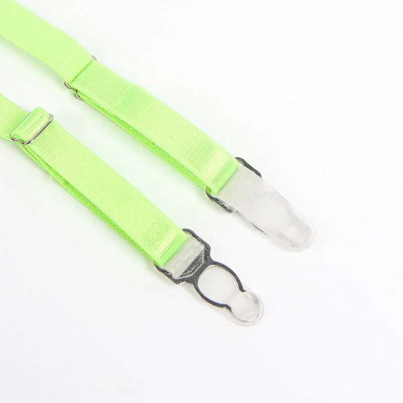 SUBBLIME - 955311 SET OF BRA WITH LACE AND GARTER LINES GREEN AND BLUE S/M - Happytoys Sexshop: online sex shop for Feeling Happy & Easy 😊 - Discreet geleverd