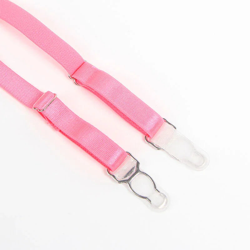 SUBBLIME - 955359 SET OF BRA WITH LACE AND GARTER LINKS PINK AND PURPLE S/M - Happytoys Sexshop: online sex shop for Feeling Happy & Easy 😊 - Discreet geleverd