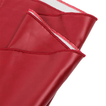 SUBBLIME - 955403 DRESS WITH BURGUNDY LEATHER STRAPS L/XL - Happytoys Sexshop: online sex shop for Feeling Happy & Easy 😊 - Discreet geleverd