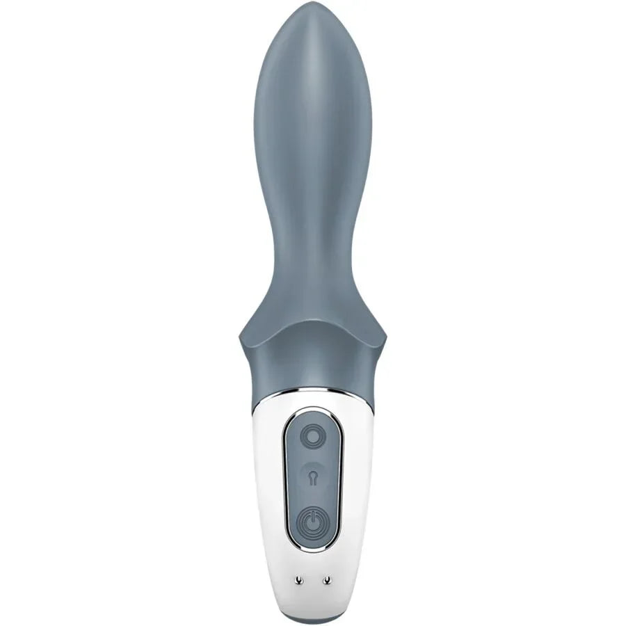SATISFYER - AIR PUMP BOOTY 1 ANAL INFLATABLE VIBRATOR GREY - Happytoys Sexshop: online sex shop for Feeling Happy & Easy 😊 - Discreet geleverd