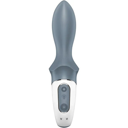 SATISFYER - AIR PUMP BOOTY 1 ANAL INFLATABLE VIBRATOR GREY - Happytoys Sexshop: online sex shop for Feeling Happy & Easy 😊 - Discreet geleverd