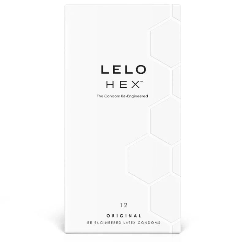 LELO - HEX CONDOM BOX 12 UNITS - Happytoys Sexshop: online sex shop for Feeling Happy & Easy 😊 - Discreet geleverd