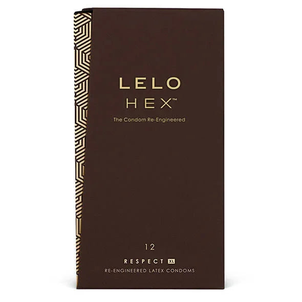 LELO - HEX CONDOMS RESPECT XL 12 PACK - Happytoys Sexshop: online sex shop for Feeling Happy & Easy 😊 - Discreet geleverd