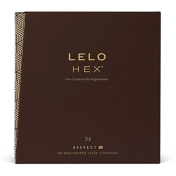 LELO - HEX CONDOMS RESPECT XL 36 PACK - Happytoys Sexshop: online sex shop for Feeling Happy & Easy 😊 - Discreet geleverd