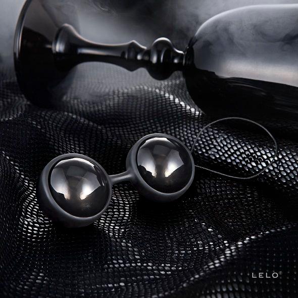 LELO - LUNA BEADS NOIR KEGEL BALLS - Happytoys Sexshop: online sex shop for Feeling Happy & Easy 😊 - Discreet geleverd