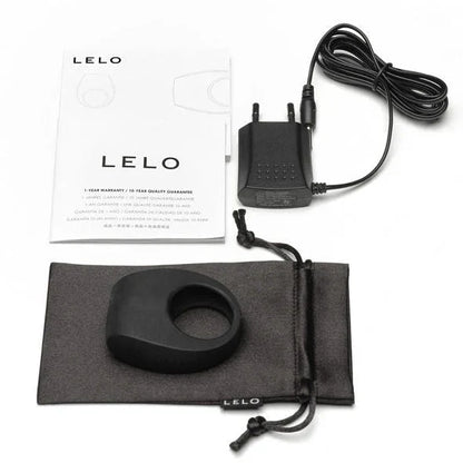 LELO - TOR II BLACK VIBRATOR RING - Happytoys Sexshop: online sex shop for Feeling Happy & Easy 😊 - Discreet geleverd