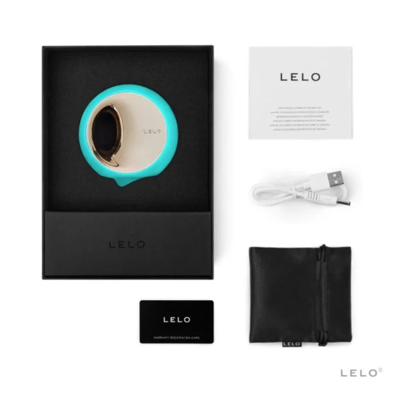 LELO - ORA 3 AQUA GREEN ORAL SEX STIMULATOR - Happytoys Sexshop: online sex shop for Feeling Happy & Easy 😊 - Discreet geleverd