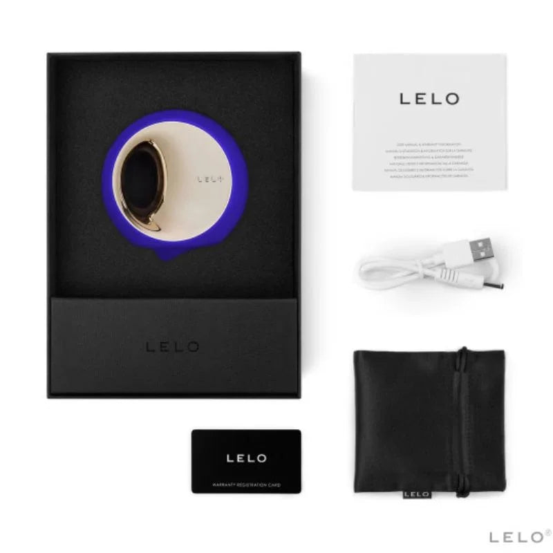 LELO - ORA 3 ORAL SEX STIMULATOR MIDNIGHT BLUE - Happytoys Sexshop: online sex shop for Feeling Happy & Easy 😊 - Discreet geleverd