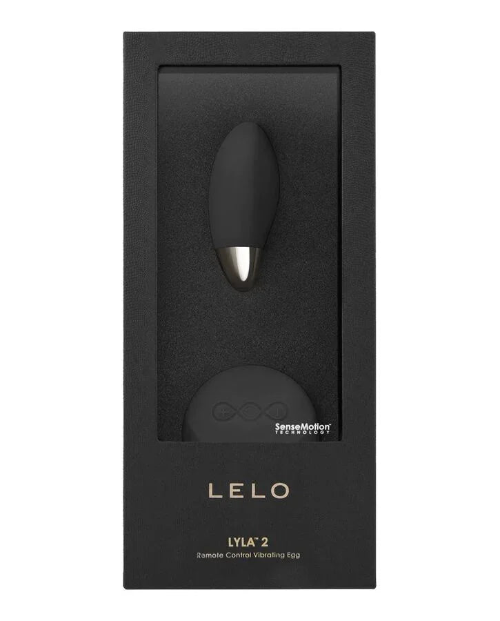 LELO - LYLA 2 INSIGNIA DESIGN EDITION BLACK MASSAGER EGG - Happytoys Sexshop: online sex shop for Feeling Happy & Easy 😊 - Discreet geleverd
