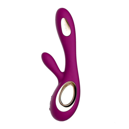 LELO - SORAYA WAVE VIBRATOR RABBIT PURPLE - Happytoys Sexshop: online sex shop for Feeling Happy & Easy 😊 - Discreet geleverd