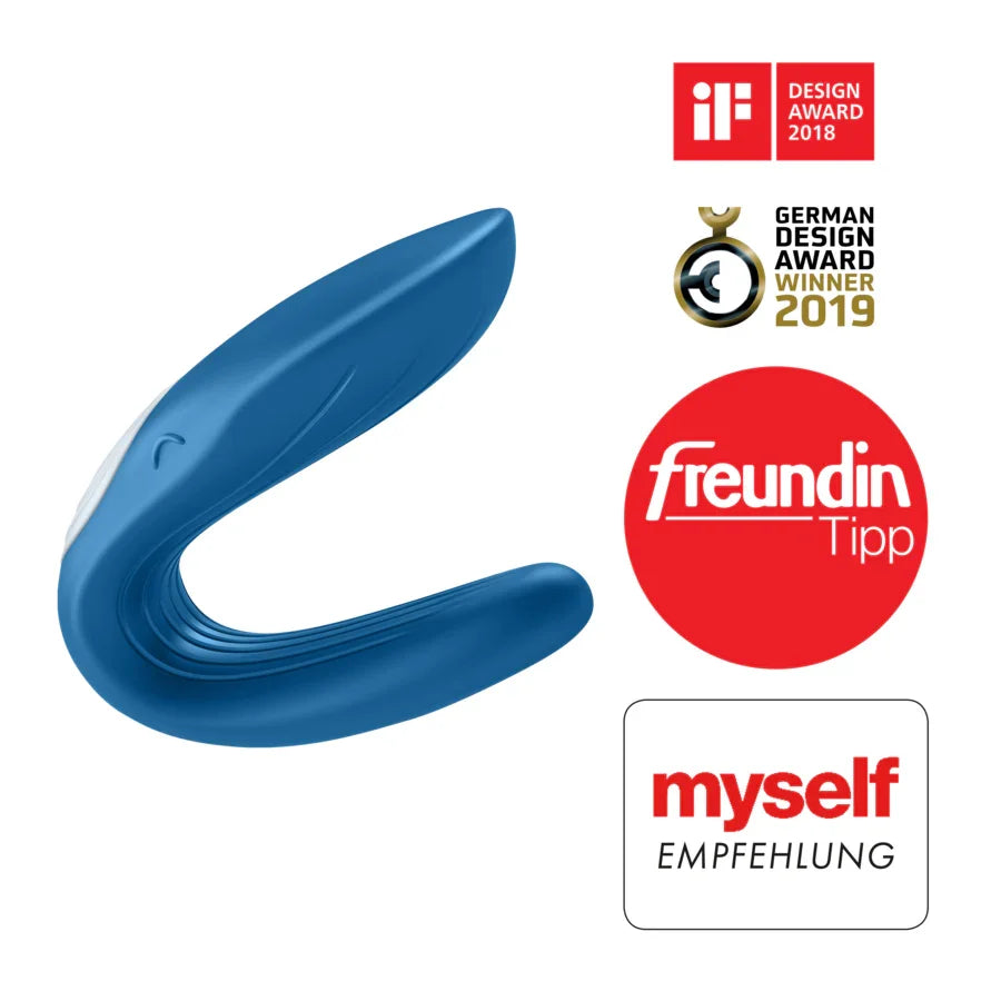 SATISFYER - PARTNER TOY WHALE VIBRATOR STIMULATING BOTH PARTNERS 2020 EDITION - Happytoys Sexshop: online sex shop for Feeling Happy & Easy 😊 - Discreet geleverd