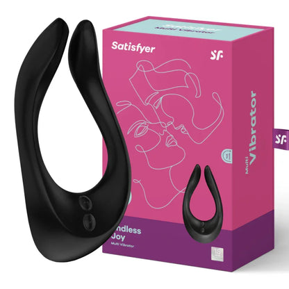 SATISFYER - PARTNER MULTIFUN 2 BLACK - Happytoys Sexshop: online sex shop for Feeling Happy & Easy 😊 - Discreet geleverd