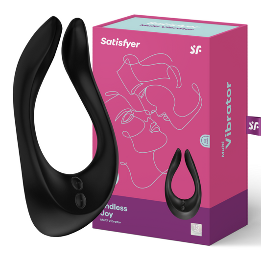 SATISFYER - PARTNER MULTIFUN 2 BLACK - Happytoys Sexshop: online sex shop for Feeling Happy & Easy 😊 - Discreet geleverd
