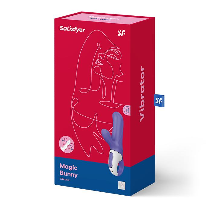 SATISFYER - VIBE MAGIC BUNNY - Happytoys Sexshop: online sex shop for Feeling Happy & Easy 😊 - Discreet geleverd