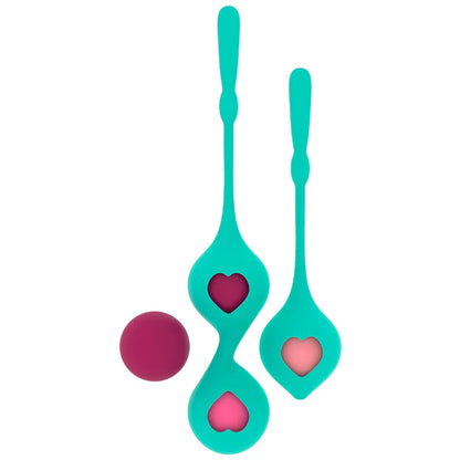 RITHUAL - DEVA AQUA GREEN PELVIC TRAINING SET - Happytoys Sexshop: online sex shop for Feeling Happy & Easy 😊 - Discreet geleverd
