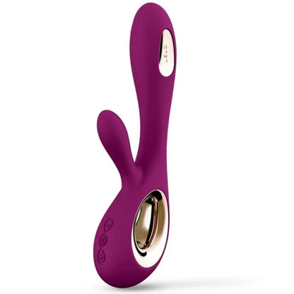 LELO - SORAYA WAVE VIBRATOR RABBIT PURPLE - Happytoys Sexshop: online sex shop for Feeling Happy & Easy 😊 - Discreet geleverd
