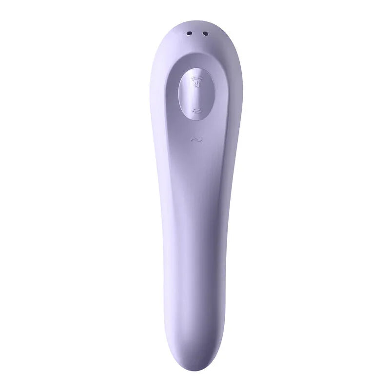 SATISFYER - DUAL PLEASURE AIR PULSE VIBRATOR MAUVE - Happytoys Sexshop: online sex shop for Feeling Happy & Easy 😊 - Discreet geleverd