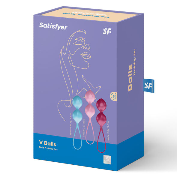 SATISFYER - LOVEBALLS TRAINING SET 2 - Happytoys Sexshop: online sex shop for Feeling Happy & Easy 😊 - Discreet geleverd