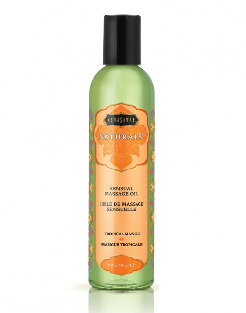 Kama Sutra - Naturals Massage oil - Tropische mango - Happytoys Sexshop: Toys for Feeling Happy & Easy 😊 - Discreet geleverd