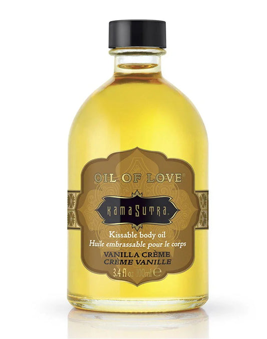 Kamasutra - Oil of Love - Vanilla Creme - Happytoys Sexshop: Toys for Feeling Happy & Easy 😊 - Discreet geleverd