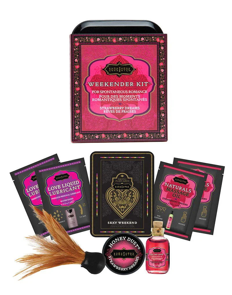 Kama Sutra - Weekender Kit - Aardbei - Happytoys Sexshop: Toys for Feeling Happy & Easy 😊 - Discreet geleverd