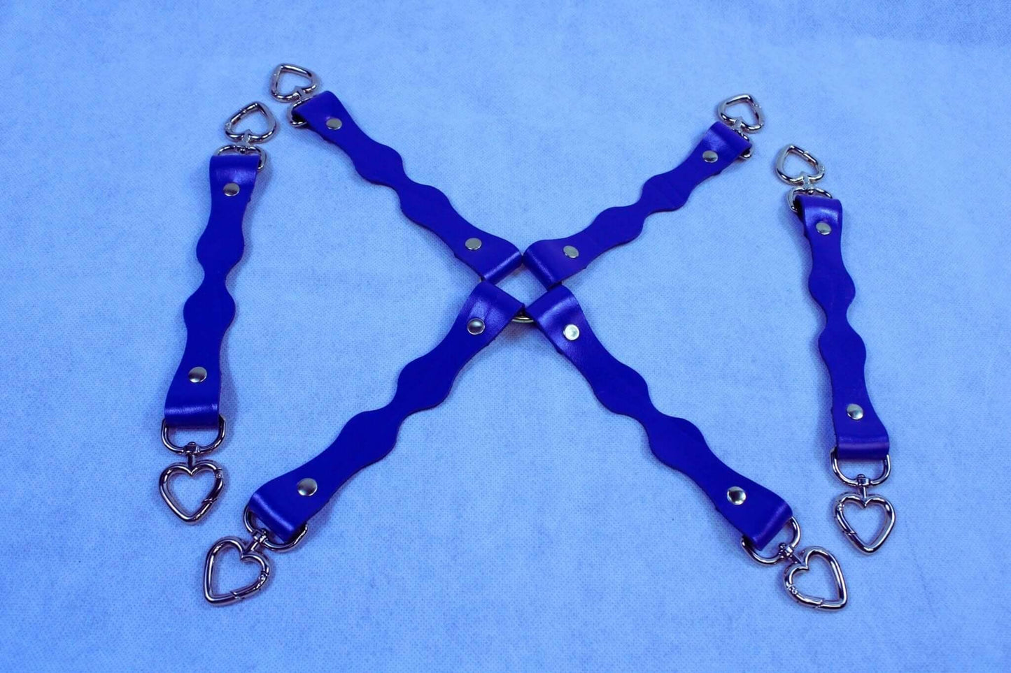 BDSM Gear Handmade Leather Connectors with D-Ring - Happytoys Sexshop: online sex shop for Feeling Happy & Easy 😊 - Discreet geleverd