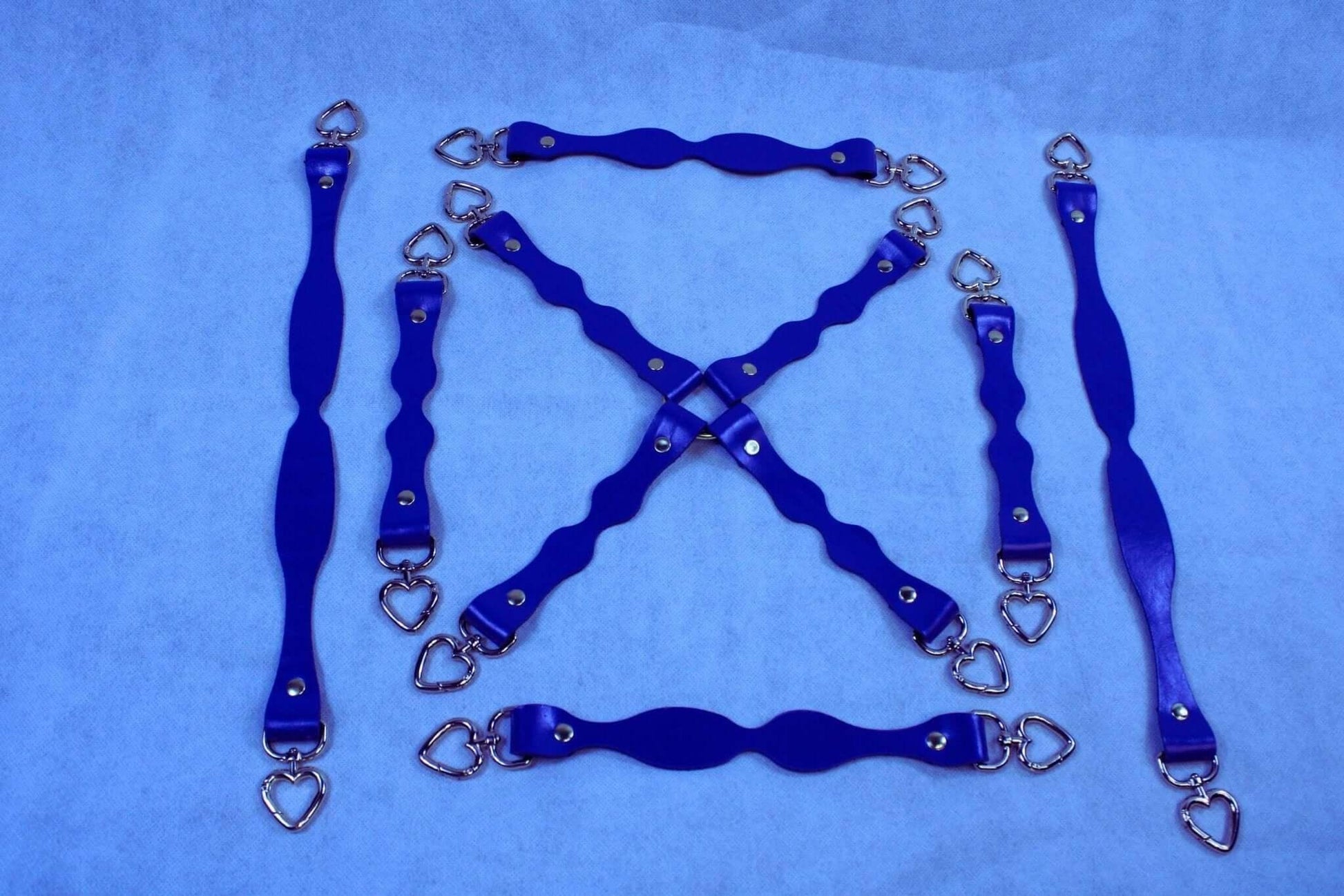 BDSM Gear Handmade Leather Connectors with D-Ring - Happytoys Sexshop: online sex shop for Feeling Happy & Easy 😊 - Discreet geleverd