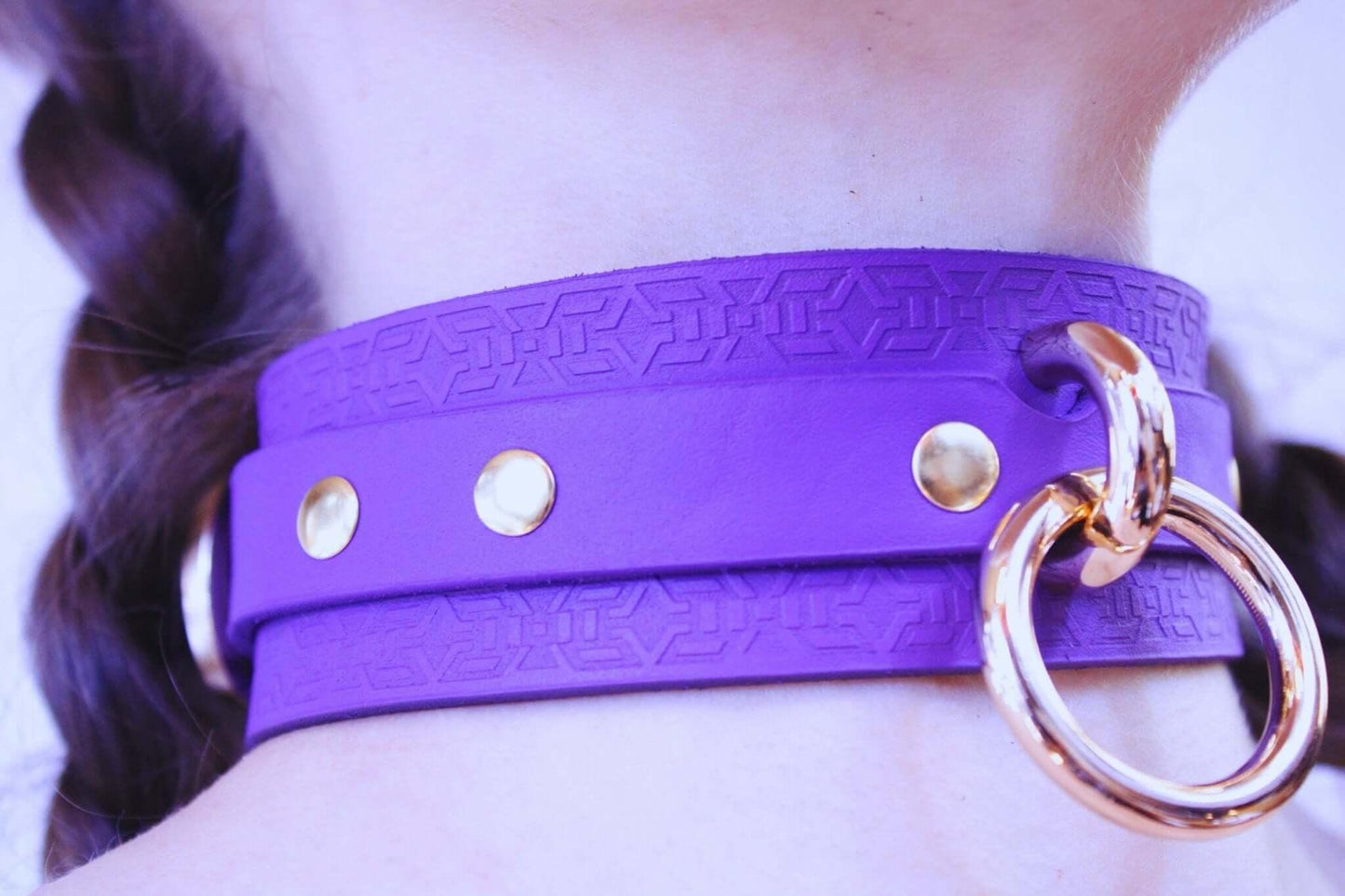 Violet Petplay BDSM Collar Discreet Day Collar For Submissives - Happytoys Sexshop: online sex shop for Feeling Happy & Easy 😊 - Discreet geleverd