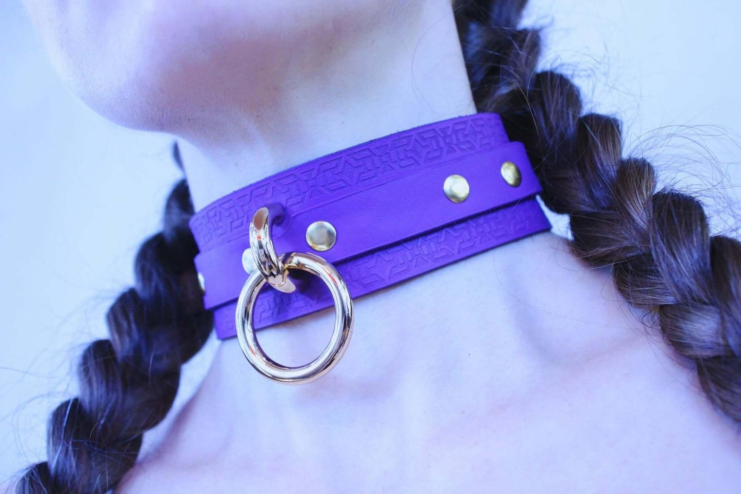 Violet Petplay BDSM Collar Discreet Day Collar For Submissives - Happytoys Sexshop: online sex shop for Feeling Happy & Easy 😊 - Discreet geleverd