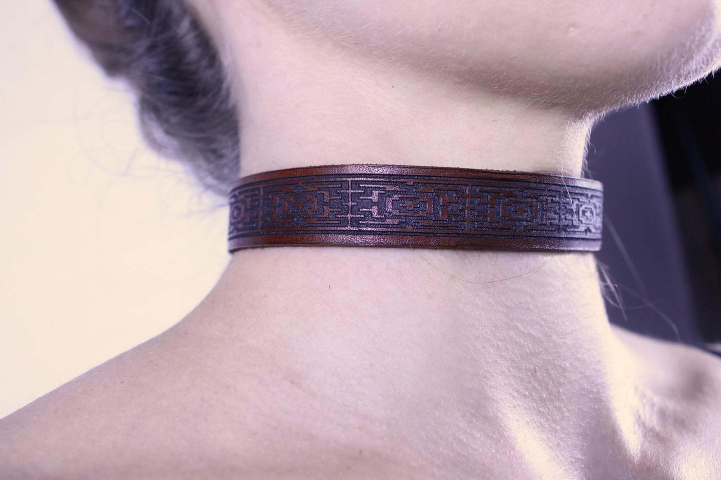 Submissive Collar for BDSM Bondage Gifts - Stylish Dom Sub Jewelry - Happytoys Sexshop: online sex shop for Feeling Happy & Easy 😊 - Discreet geleverd