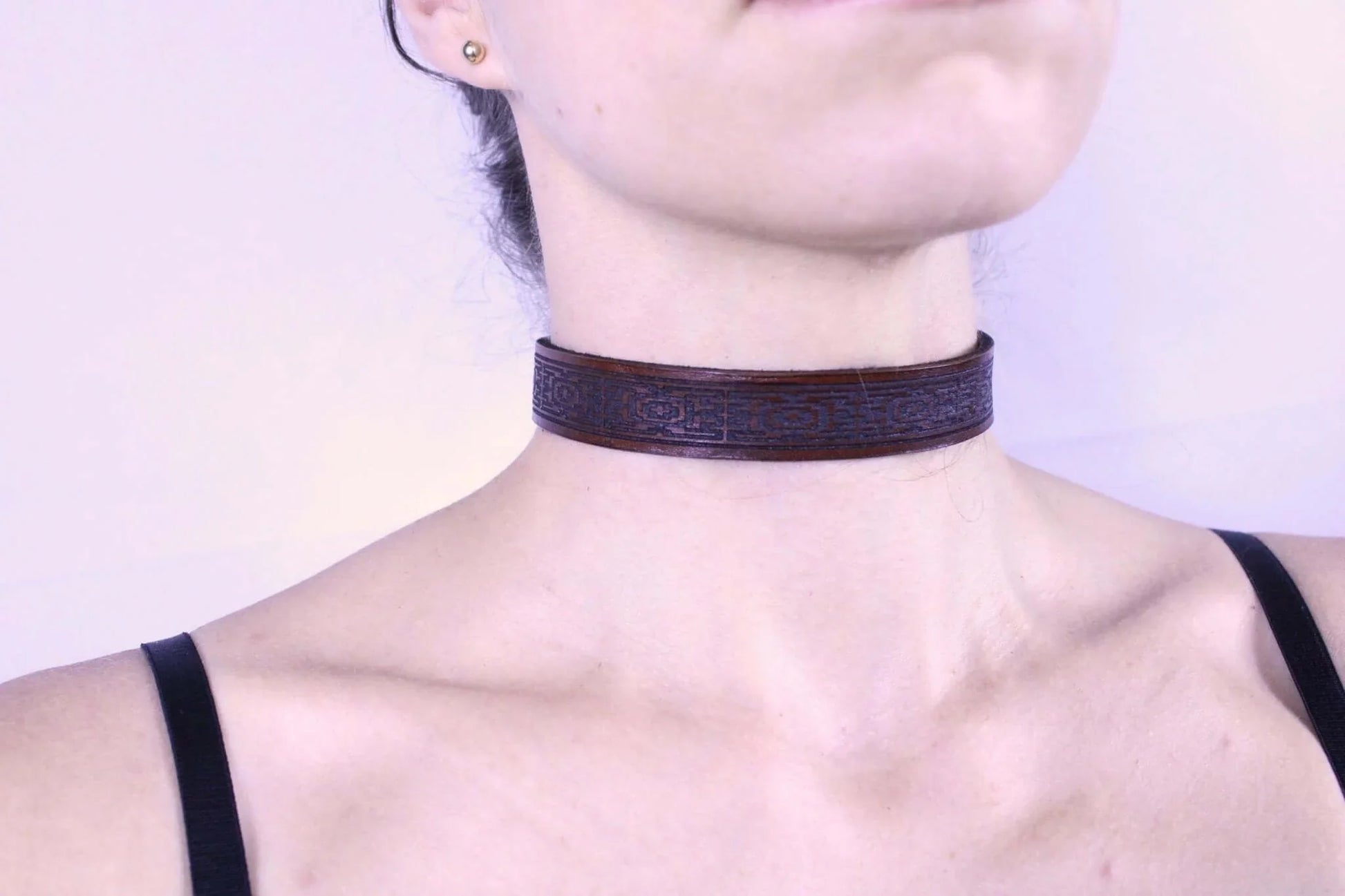 Submissive Collar for BDSM Bondage Gifts - Stylish Dom Sub Jewelry - Happytoys Sexshop: online sex shop for Feeling Happy & Easy 😊 - Discreet geleverd